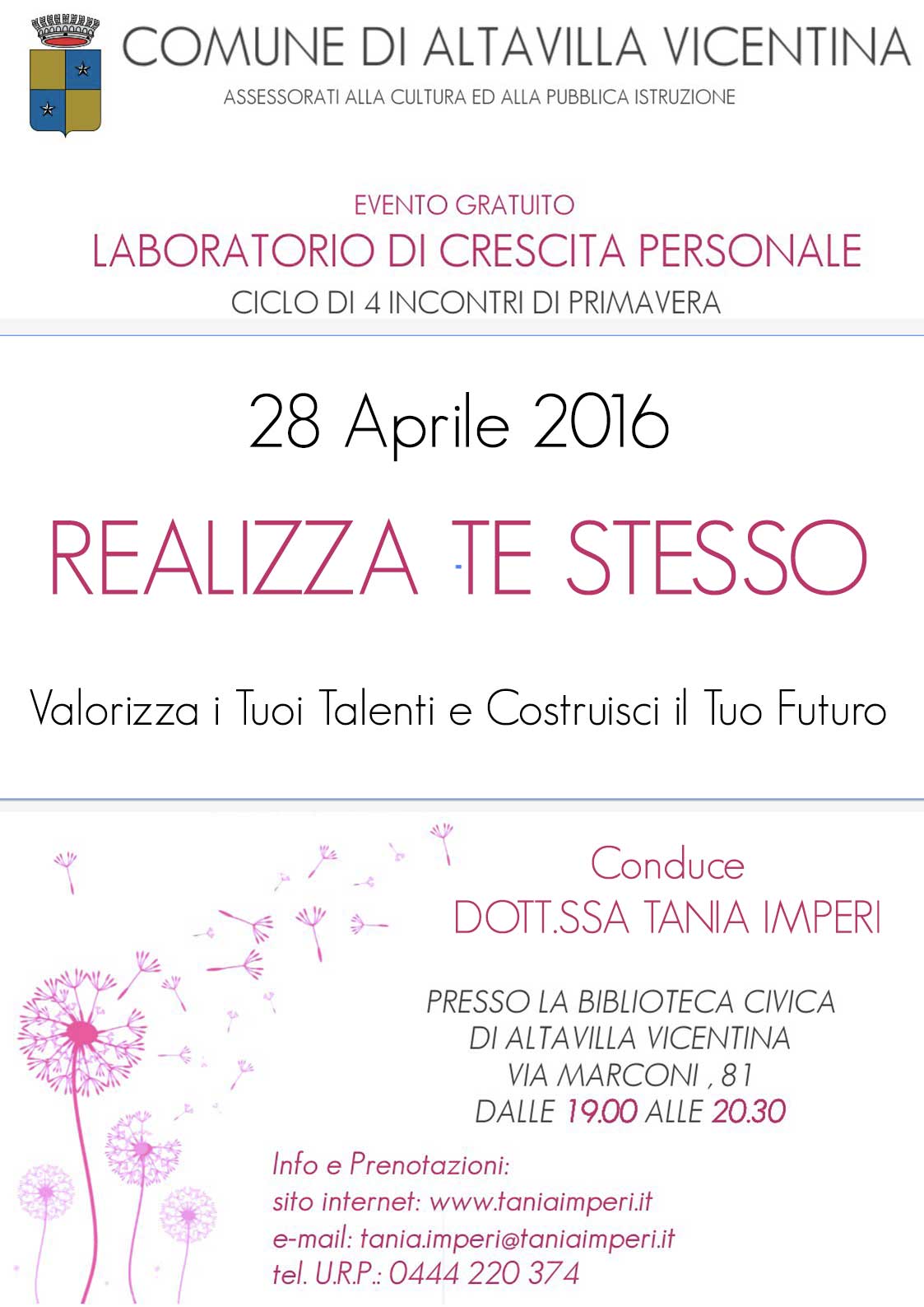 locandina-REALIZZA-TE-STESSO-EVENTI-TANIA-IMPERI